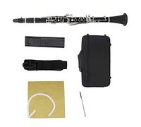 estudiantes clarinete Black Ebonite Estudiante Profesional 17 Teclas Bb Clarinete Calidad Principiante B Clarinete Plano Vintage Antiguo Clarinete Con Estuche Profesional Clarinete