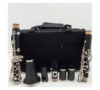 estudiantes clarinete Clarinete De Resina ABS Mate, Clarinetes De Baquelita, Boquilla Bb Intermedia, Estuche Incluido 4C Profesional Clarinete