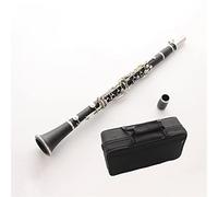 estudiantes clarinete Clarinete Drop B Tune Black 17key Falling Tune Bb clarinete baquelita clarinete en Bb Single Reed instrumento de viento de madera con bolsa Profesional Clarinete