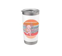 Estudiantes lindos de Axolotl Preguntas para estudiantes de Vaso térmico de acero inoxidable de doble pared