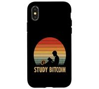 Estudiar Bitcoin Blockchain Aprendizaje Invertir Universidad Bitcoin Carcasa para iPhone X/XS