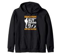 Estudiar Es Bueno Pero Caminar Es Mejor Sudadera con Capucha
