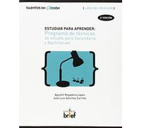 Estudiar para aprender: Programa de técnicas de estudio para Secundaria y Bachillerato (Libro del profesor) (Talentos en Acción) - 9788415204565