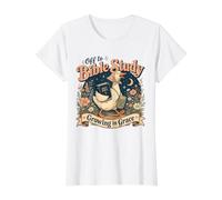 Estudio Bíblico Creciendo en Gracia Fe Cristiana en Jesús Camiseta gráfica económica, Mujer, Blanco, L