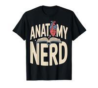 Estudio de Estudiante de Medicina del Cuerpo Humano Nerd de anatomía Camiseta