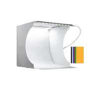 Estudio de Fotografía Photobox con Luz LED y 6 Fondos de Color