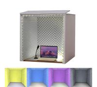 Estudio de grabación portátil insonorizado, Adecuado para Estudios domésticos, Cajas insonorizadas caseras, recintos de Aislamiento y recintos de Aislamiento Vocal para filtrar Voces, adecua