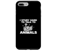Estudio difícil de Hablar con los Animales Zoología Humor para zoólogos Carcasa para iPhone 7 Plus/8 Plus