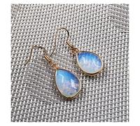 Estudio Exquisito joyería Hecha a Mano Drop de Agua Pendio de Arete de Piedra para Mujeres Pendientes de Gama Alta