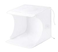 Estudio LED pequeño, fotografía de caja de luz, mini foto plegable portátil 20 fondos con luces, 6 piezas LED de color de estudio