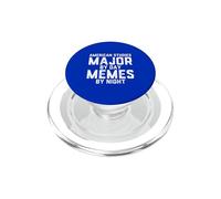 Estudios Americanos Mayor por Día Memes por Noche Estudiante América PopSockets PopGrip para MagSafe
