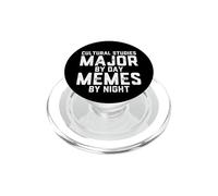 Estudios Culturales Major by Day Memes Noche Semiótica Hegemonía PopSockets PopGrip para MagSafe