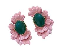 Estudios De Orejas Flores Aleación Modernas Accesorios Aretes Florales Confort Para Salidas Casuales Mujeres Pendientes Caída Ropa Diaria