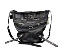 Estudios Negros Con Tachuelas Negras - Mujeres Bolso Bandolera Con Tachuelas Negras | Mujeres Únicas Para Mujeres | Bolsos De Cubo Masculino Con Cuerpos De Metal