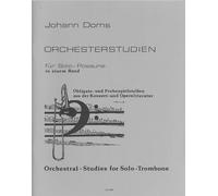 Estudios orquestales para trombón en solitario: obligate y lugares de ensayo del concierto