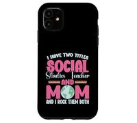 Estudios sociales Apreciación del profesor Dos títulos Estudios sociales Carcasa para iPhone 11