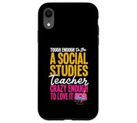 Estudios Sociales Equipo de Maestros Estudios Sociales Duros Carcasa para iPhone XR