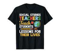 Estudios Sociales Lecciones Profesores Estudios Sociales Profesor Camiseta