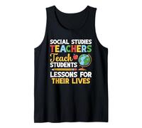 Estudios Sociales Lecciones Profesores Estudios Sociales Profesor Camiseta sin Mangas