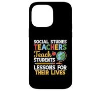 Estudios Sociales Lecciones Profesores Estudios Sociales Profesor Carcasa para iPhone 14 Pro Max