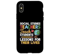 Estudios Sociales Lecciones Profesores Estudios Sociales Profesor Carcasa para iPhone X/XS