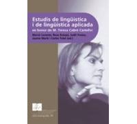 Estudis De Lingüística I De Lingüística Aplicada En Honor De M. Teresa