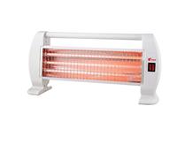 Estufa 1200W 3 Tubos de Cuarzo 1200W Calefactor Calentador Radiador Halogeno Calor para el hogar