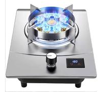 Estufa Acero Inoxidable Estufa Gas - 7.0KW Estufa Gas Butano, Estufa Gas con encendido por impulsos mesa y empotrada, el tamaño la llama es ajustable, quemador estufa Gas cocina fácil limpiar(LPG)