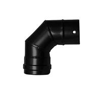 ESTUFA CODO PELLET VITRIFICADO 80 90º