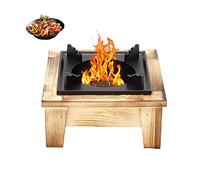 Estufa de Alcohol Barbacoa Horno para Supervivencia y Acampar al Aire Libre