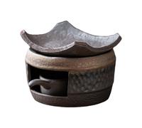 Estufa de aromaterapia | Cerámica de té de cera fundida e incienso | Difusor de aromaterapia decorativo seguro | Horno de aroma zen para sala de yoga, hogar, oficina, escritorio, dormitorio