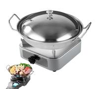 Estufa de barbacoa de acero inoxidable | Estufa de quemador de alcohol líquido para horno de interior - Spirit Cooker Camping Panic Olla de cocina, parrilla de cocina al aire libre para camping, picni