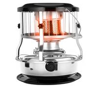 Estufa de calentador de queroseno 2 en 1, 9000 BTU Calor radiante no eléctrico portátil para la pesca de hielo de la emergencia interior del camping, tanque 4.5L, tiempo de quemado de 21hrs con contro