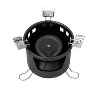 Estufa de campamento a prueba de, quemadores de portátiles, picnics, hornos para barbacoa, estufa pequeña ligera para acampar, senderismo, picnics, hornos para barbacoa