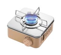 Estufa de camping al aire libre, estufa portátil de butano, válvula de gas de acero inoxidable, quemador de propano para camping, barbacoa, picnic, senderismo, mochileros, equipo de cocina al aire