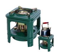 Estufa de camping con quemador de queroseno, Estufa de queroseno práctica para exteriores de 8 mechas, de campamento, estufa de portátil para mochileros, caminatas y cocina al