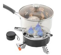 Estufa de Camping - Estufa Pequeña De Camping Y Equipo De Acampada | Control Preciso De Calor 6800W Para Senderismo Caza Pesca Barbacoa Y Aire Libre