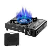 Estufa de camping portátil - soplete de gas Mni, calentador plegable | Cocina de producción de calor eficiente de 2900 W para aventuras al aire libre, kit de supervivencia, accesorio portátil para