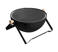Estufa de carbón para barbacoa al aire libre,Parrilla de carbón de hierro fundido - Estufa de exterior plegable - Horno de barbacoa para acampar, estufa de barbacoa portátil, para asar, acampar, hogar