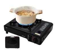 Estufa de cocina, cocina cassette para exteriores - Quemador a prueba de con control de calor preciso y encendido automático para cocinar, acampar, caminar y vivir al aire libre