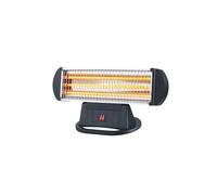 Estufa de cuarzo 3 barras, anti-vuelco, potencias ajustables 400-800-1200W, ideal para calentar espacios pequeños.