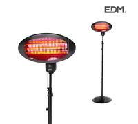 Estufa de cuarzo de exterior con pie - 2000w - edm