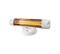 Estufa de cuarzo edm 07131 07131 blanco 600-1200 w