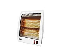 Estufa de cuarzo plana 400-800W con sistema anti-vuelco, ideal para calentar espacios de manera eficiente y segura.