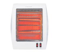 Estufa de cuarzo plano 400-800W, con sistema anti-vuelco, ideal para calentar espacios pequeños y proporcionar confort térmico.