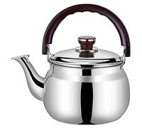Estufa de estufa Top Wuthle 304 Hervidor de té de silbato de acero inoxidable para hervidor de té para olla de té de estufa para cocina, estufa de gas, estufa de cerámica hervidor de hervidero (1.8L)