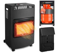 Estufa de Gas Butano Plegable 4200 W - Estufa Cerámica con 3 Niveles de Potencia, Triple Sistema de Seguridad, Sistema anti-vuelco - 20-80m²