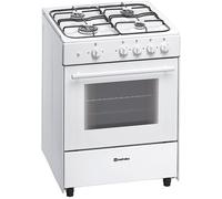 Estufa de gas butano/propano de 4 zonas G 600 W ST 49L (blanca) - MEIRELES