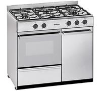 Estufa de gas butano/propano de 4 zonas N 920 X ST 55L (acero inoxidable) - MEIRELES
