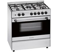 Estufa de gas butano/propano de 5 zonas M 801 X ST 102L (acero inoxidable) - MEIRELES